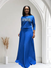 Load image into Gallery viewer, Crop top & skirt set (Comes Plain WITHOUT Patch/LOGO)