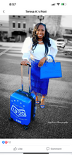 Load image into Gallery viewer, 4 piece Zeta Nationally Approved Luggage set