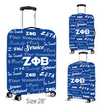 Load image into Gallery viewer, 4 piece Zeta Nationally Approved Luggage set