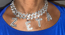 Load image into Gallery viewer, Baguette ZETA choker necklace
