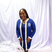 Load image into Gallery viewer, Shield cardigan/dress