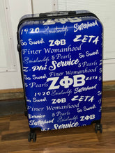 Load image into Gallery viewer, 4 piece Zeta Nationally Approved Luggage set