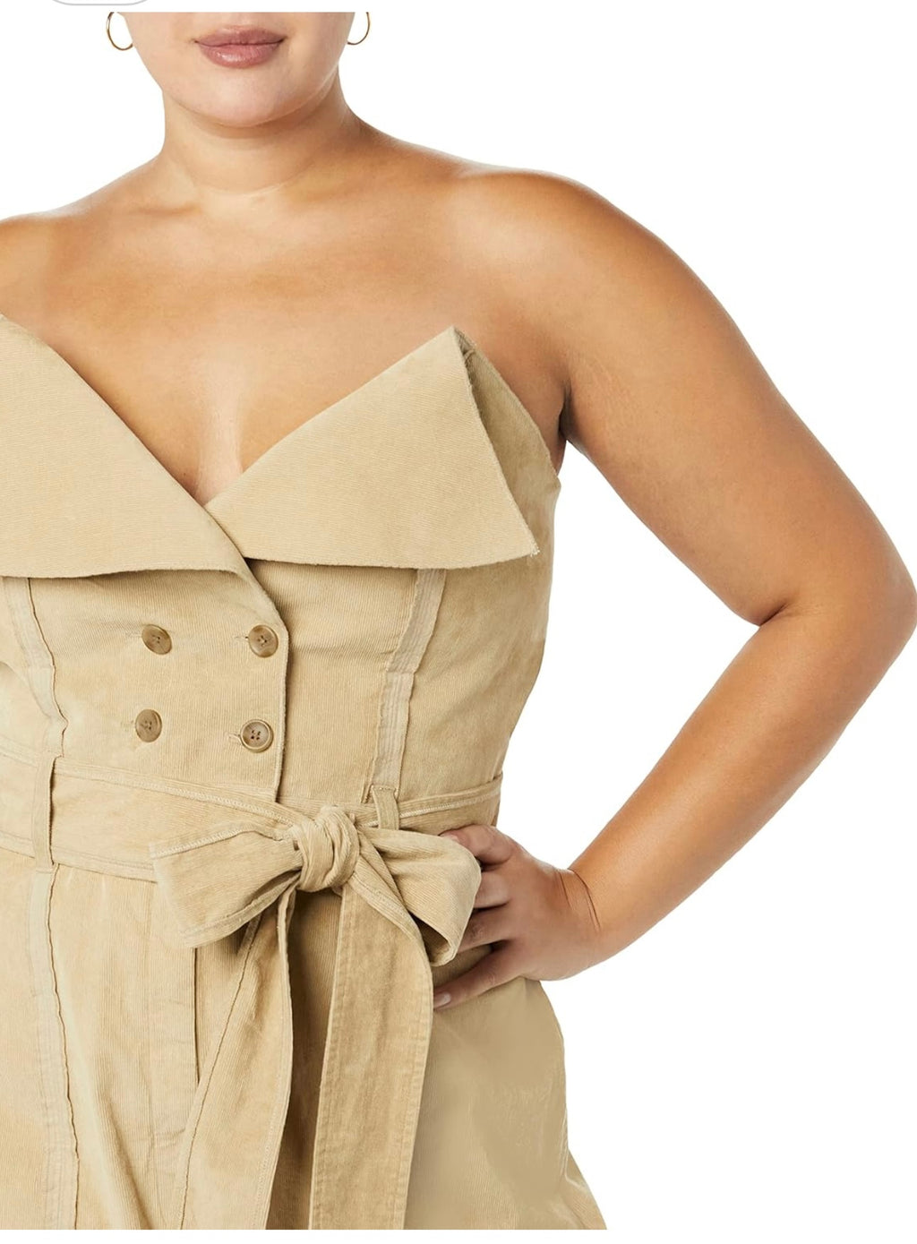 Corduroy wide leg one piece- Making The Cut