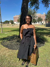 Load image into Gallery viewer, Corduroy Strapless- Making the Cut dress