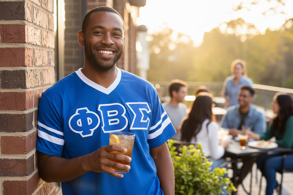 Phi Beta Sigma ΦΒΣ Embroidered Varsity shirt