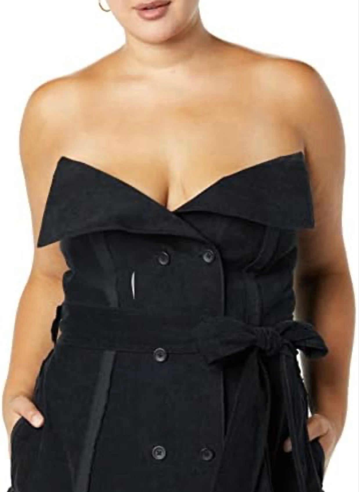 Corduroy Strapless- Making the Cut dress