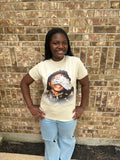 King of Pop Tribute Graphic Tee – Vintage Cream Edition
