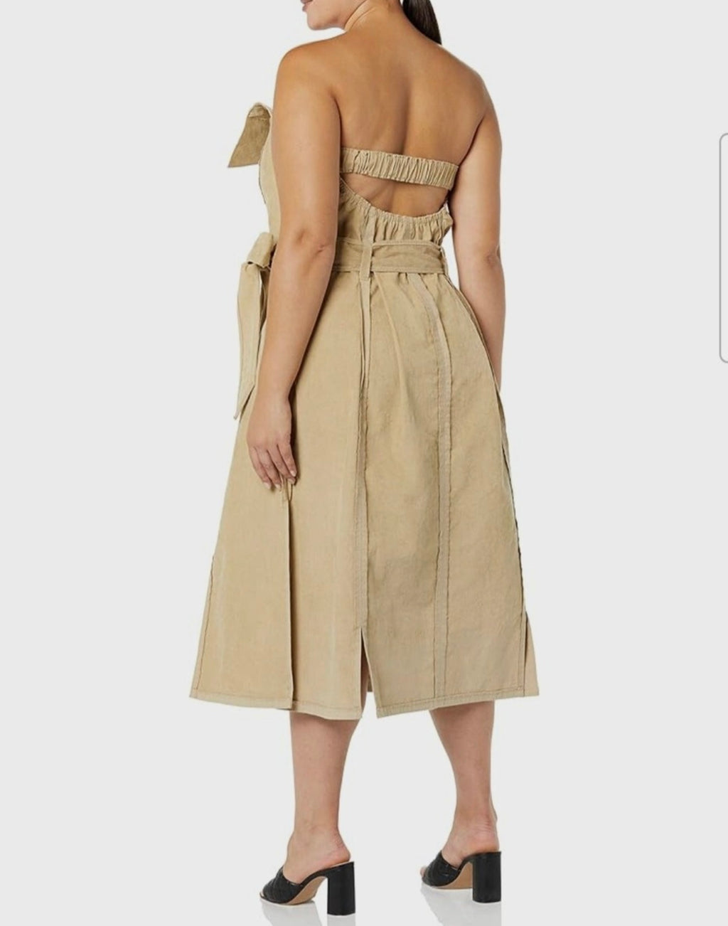 Corduroy Strapless- Making the Cut dress