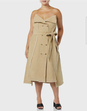 Load image into Gallery viewer, Corduroy Strapless- Making the Cut dress