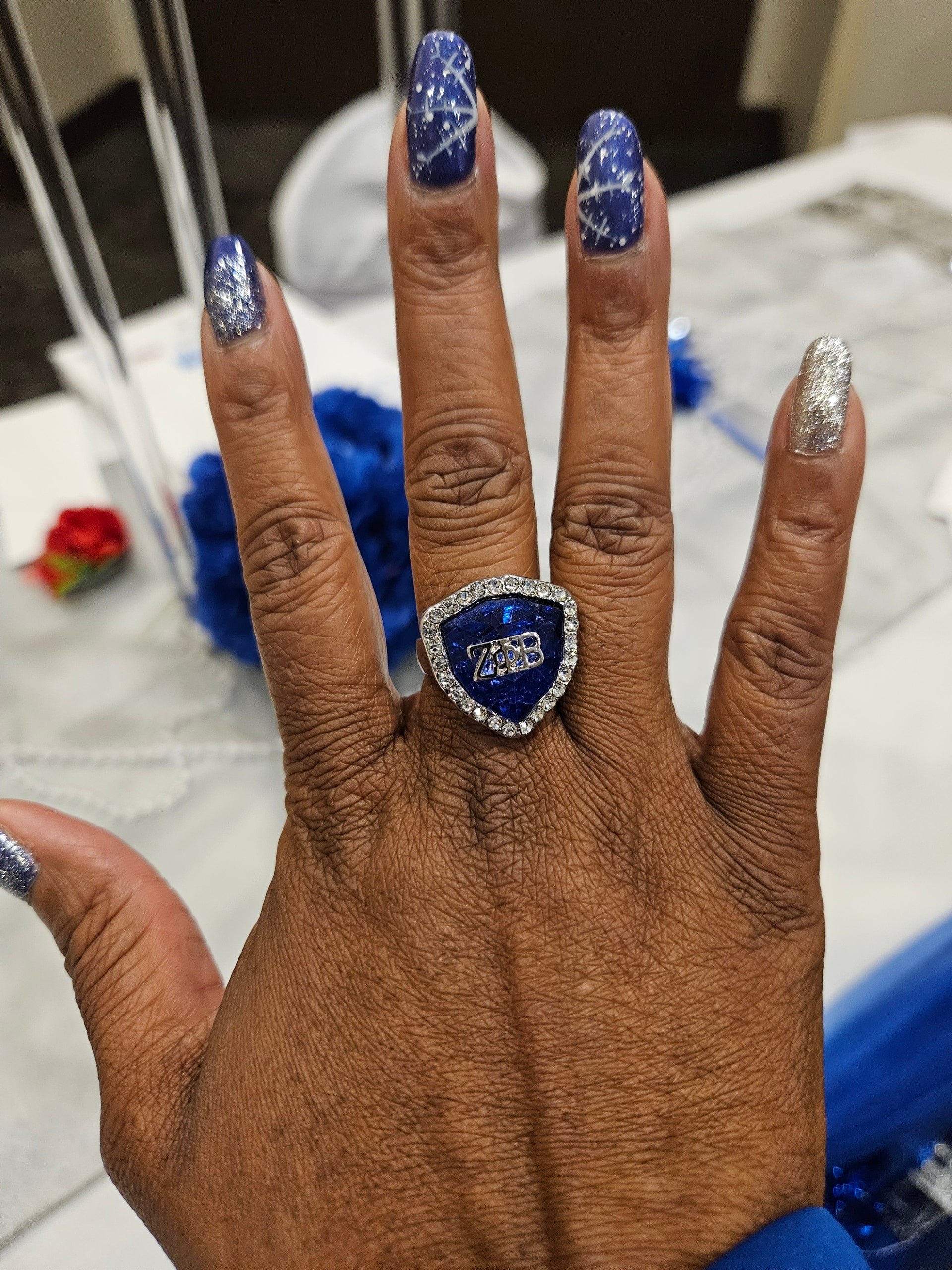 Zeta “Titanic” Sapphire ring