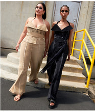 Load image into Gallery viewer, Corduroy wide leg one piece- Making The Cut