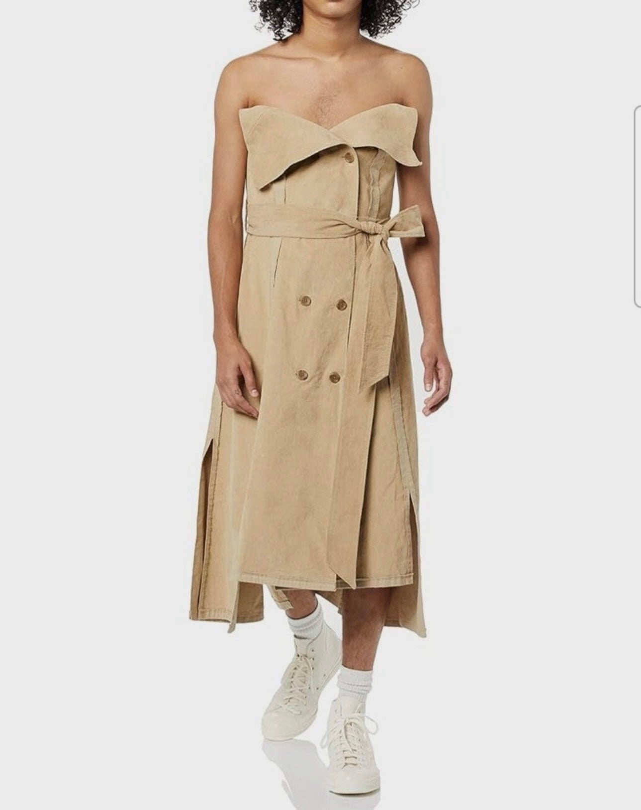 Corduroy Strapless- Making the Cut dress