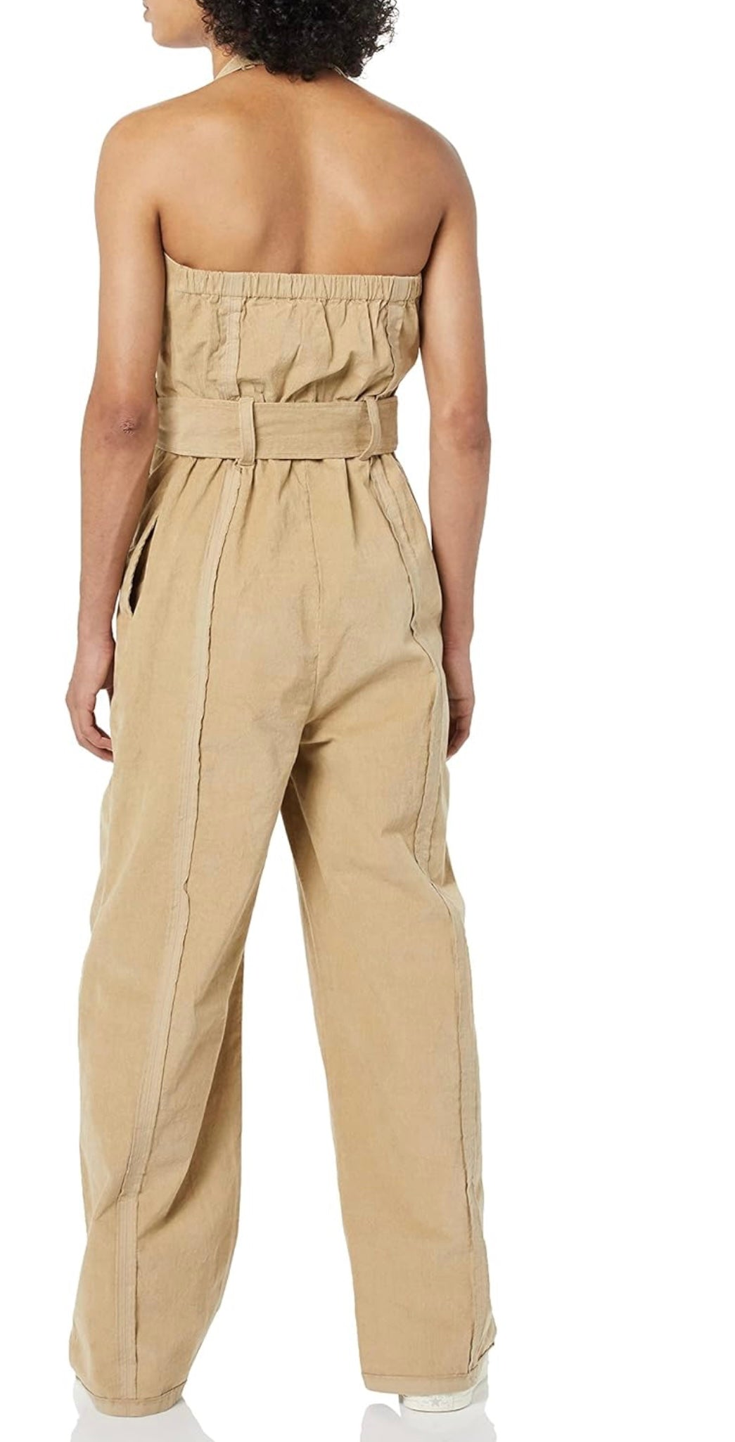 Corduroy wide leg one piece- Making The Cut