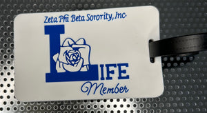 Life Member luggage tag