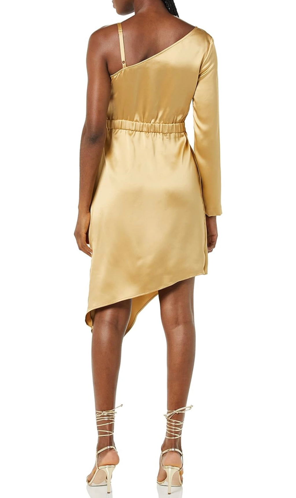 One sleeve asymmetrical dress