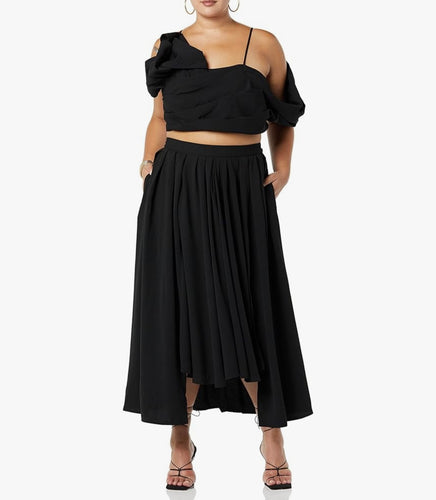 Swing skirt with pockets