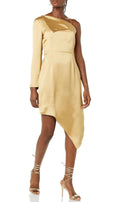 One sleeve asymmetrical dress