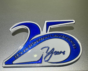 25 year pin