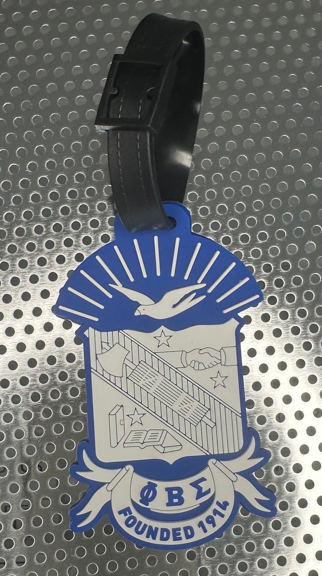 Phi Beta Sigma luggage tag
