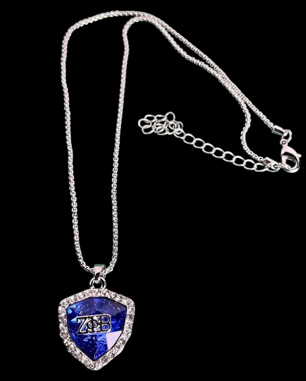Zeta “Titanic” Sapphire drop necklace