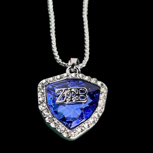 Sapphire drop necklace