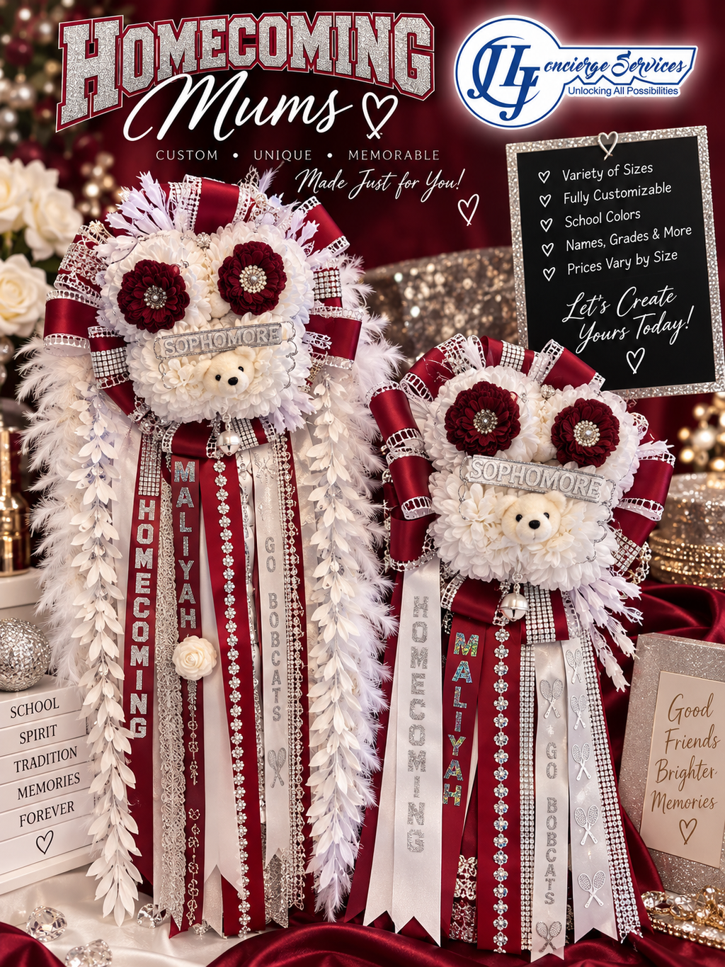 Custom Texas Homecoming Mum