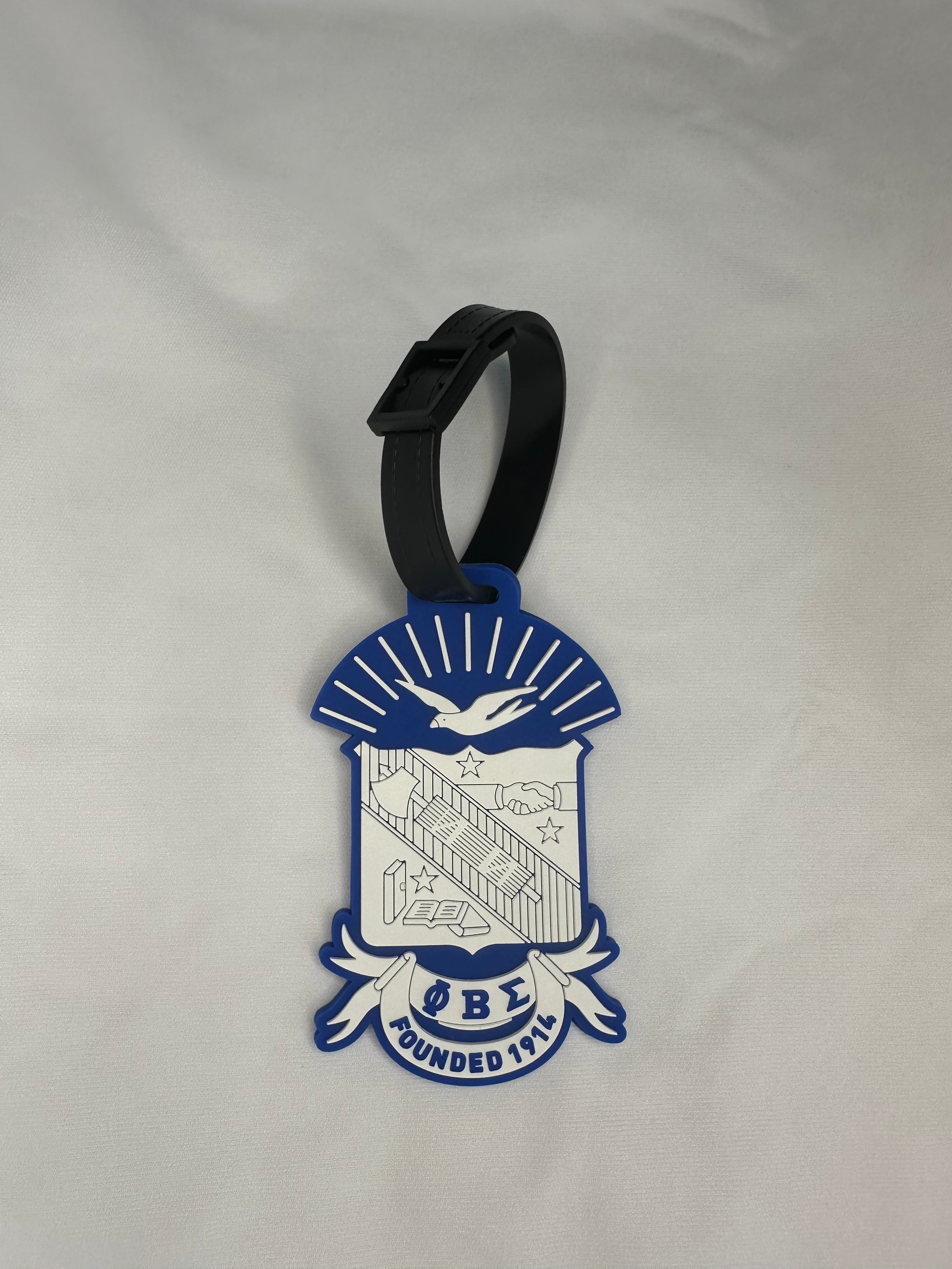Phi Beta Sigma luggage tag