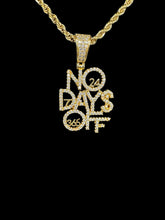 Load image into Gallery viewer, No Days Off pendant &amp; chain