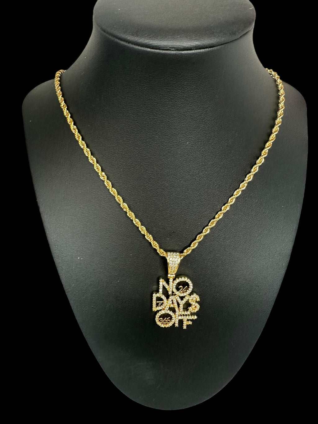 No Days Off pendant & chain