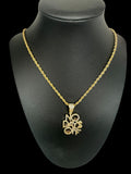 No Days Off pendant & chain