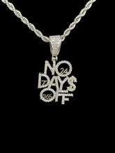Load image into Gallery viewer, No Days Off pendant &amp; chain