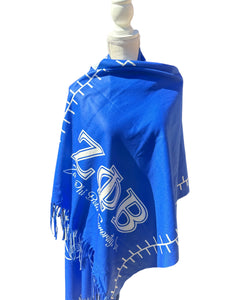 Oversized Zeta shawl