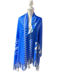 Oversized Zeta shawl