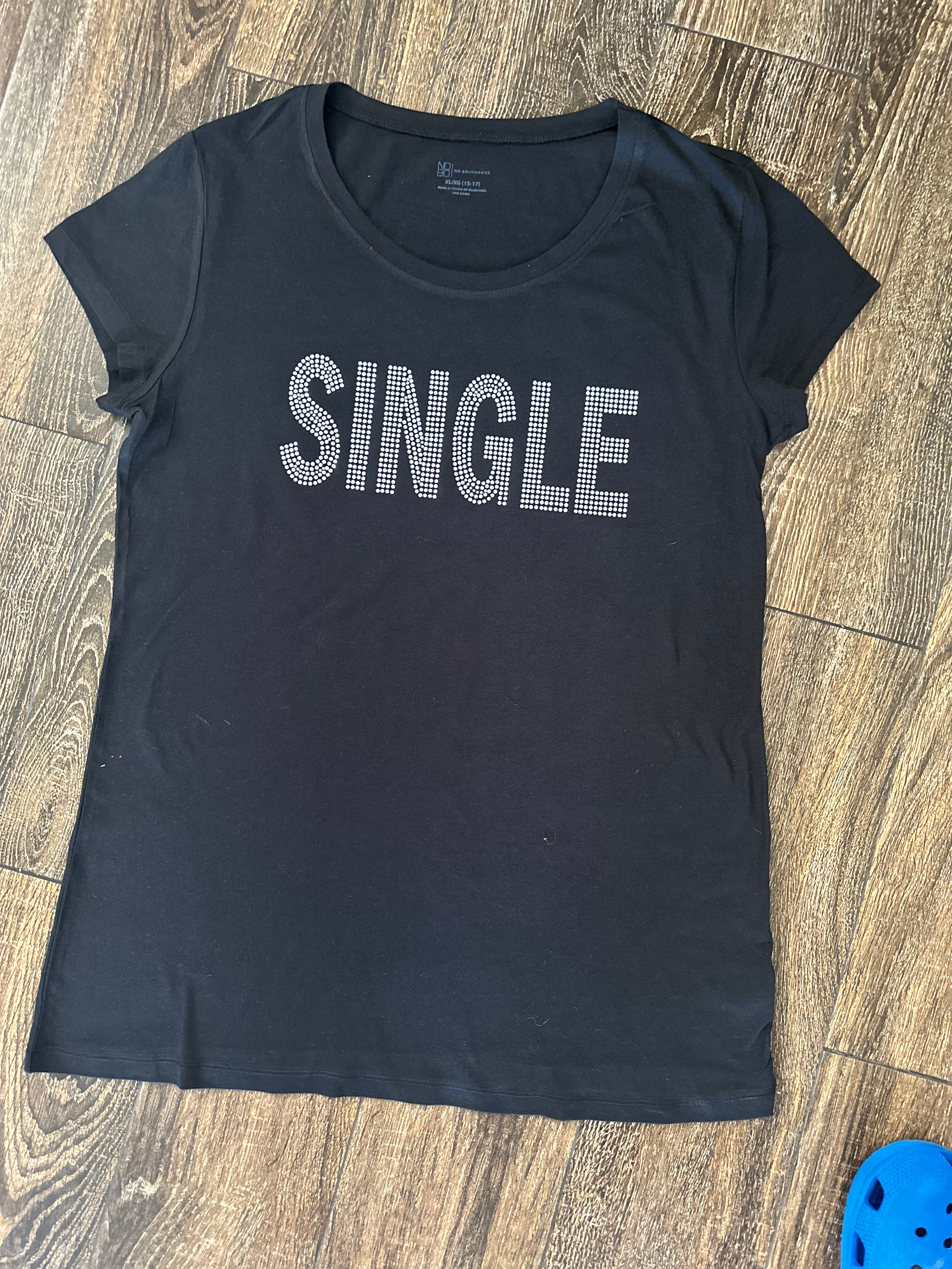 SINGLE bling shirt