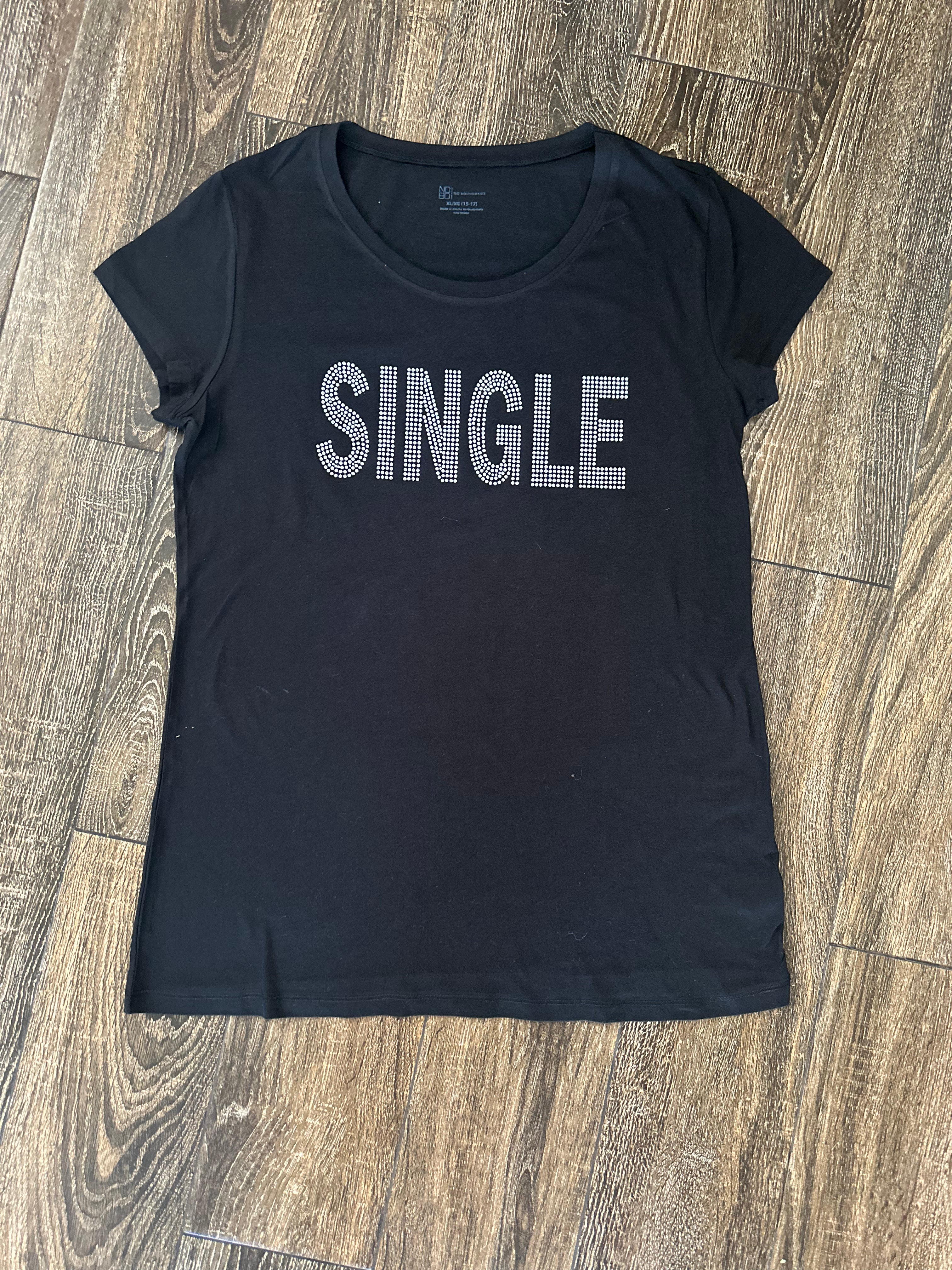 SINGLE bling shirt