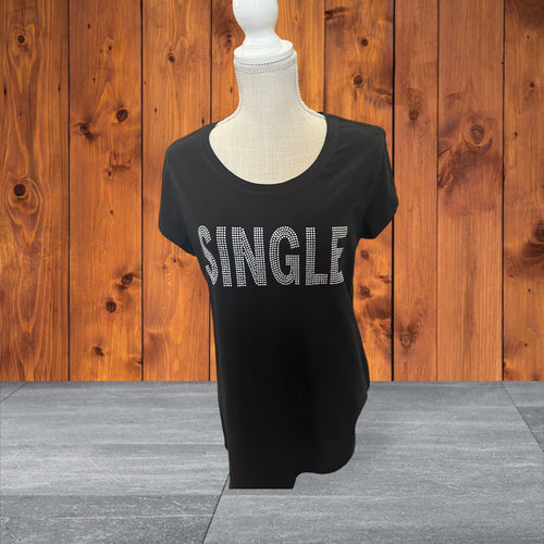 SINGLE bling shirt