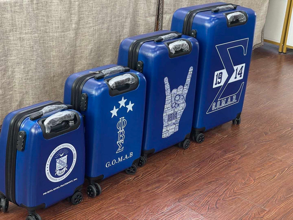 PRE-Order Phi Beta Sigma 4 piece luggage set
