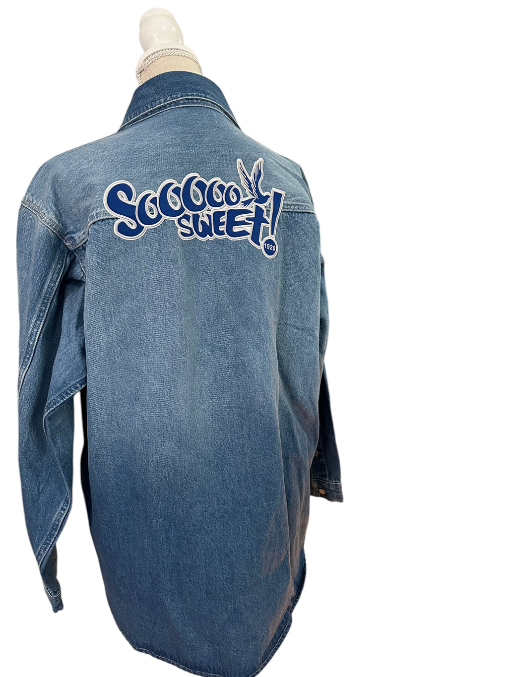 Zeta denim shirt/jacket light denim