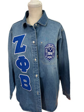 Load image into Gallery viewer, Zeta denim shirt/jacket light denim