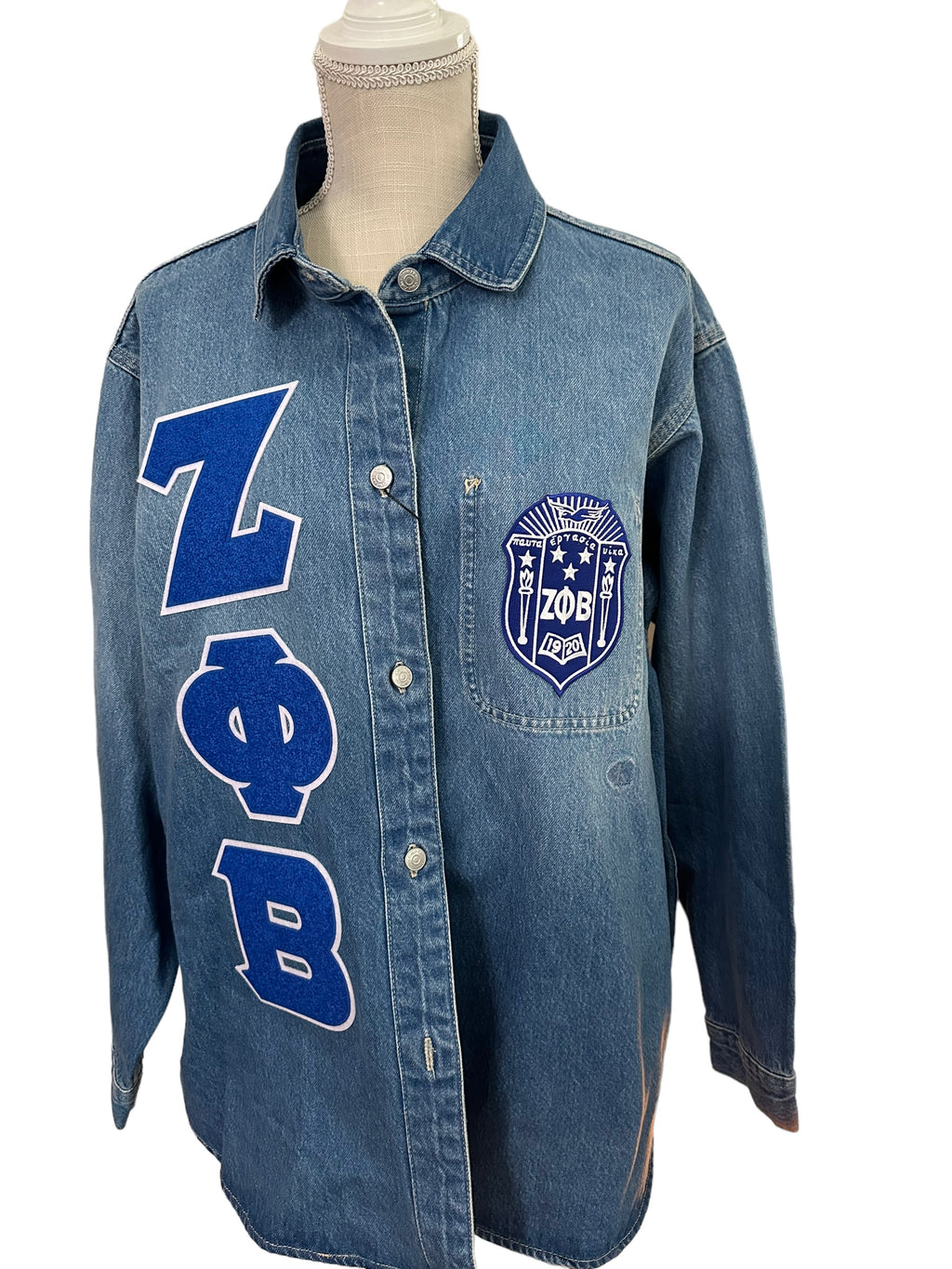 Zeta shirt/jacket black denim