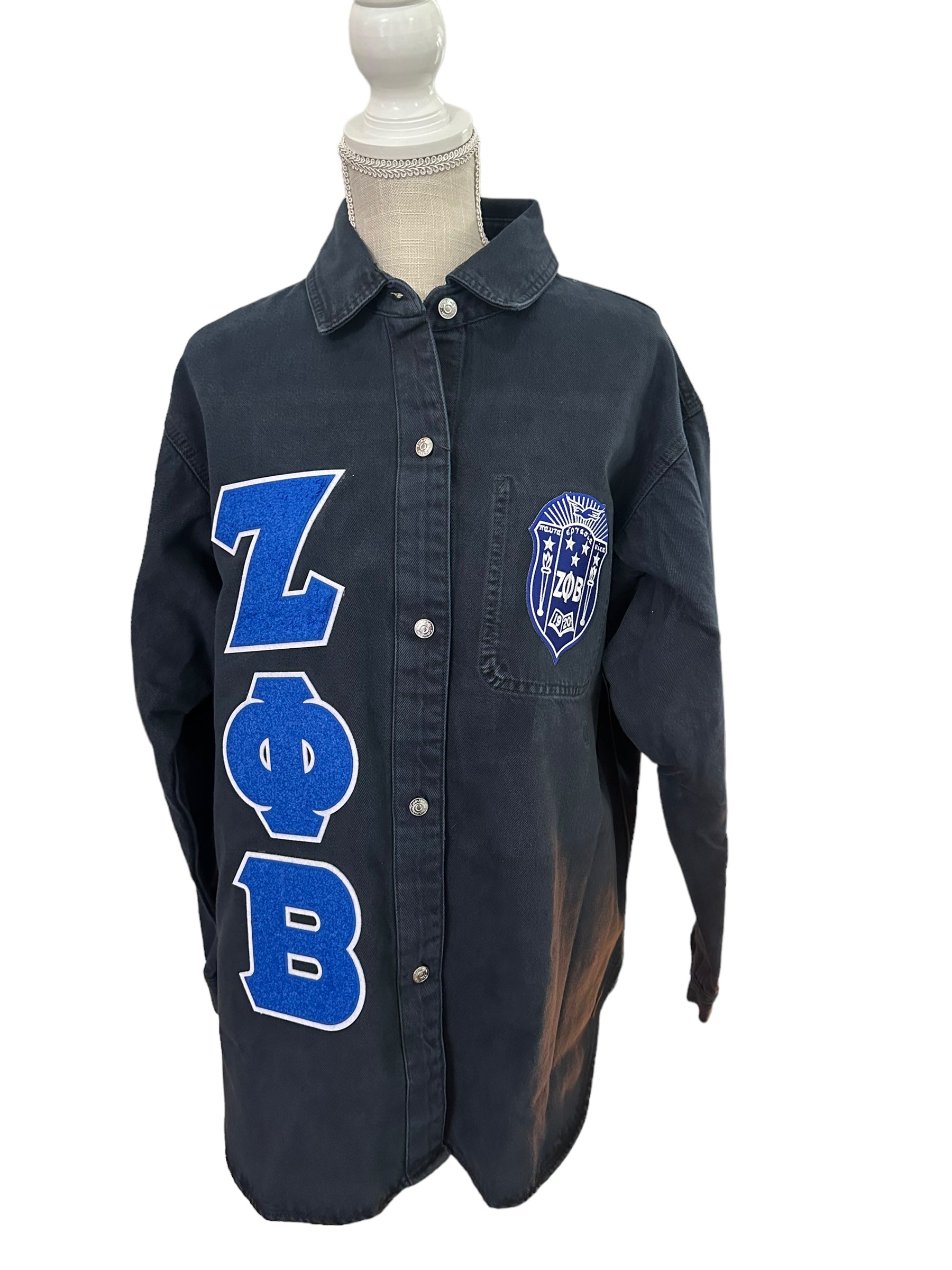 Zeta denim shirt/jacket light denim