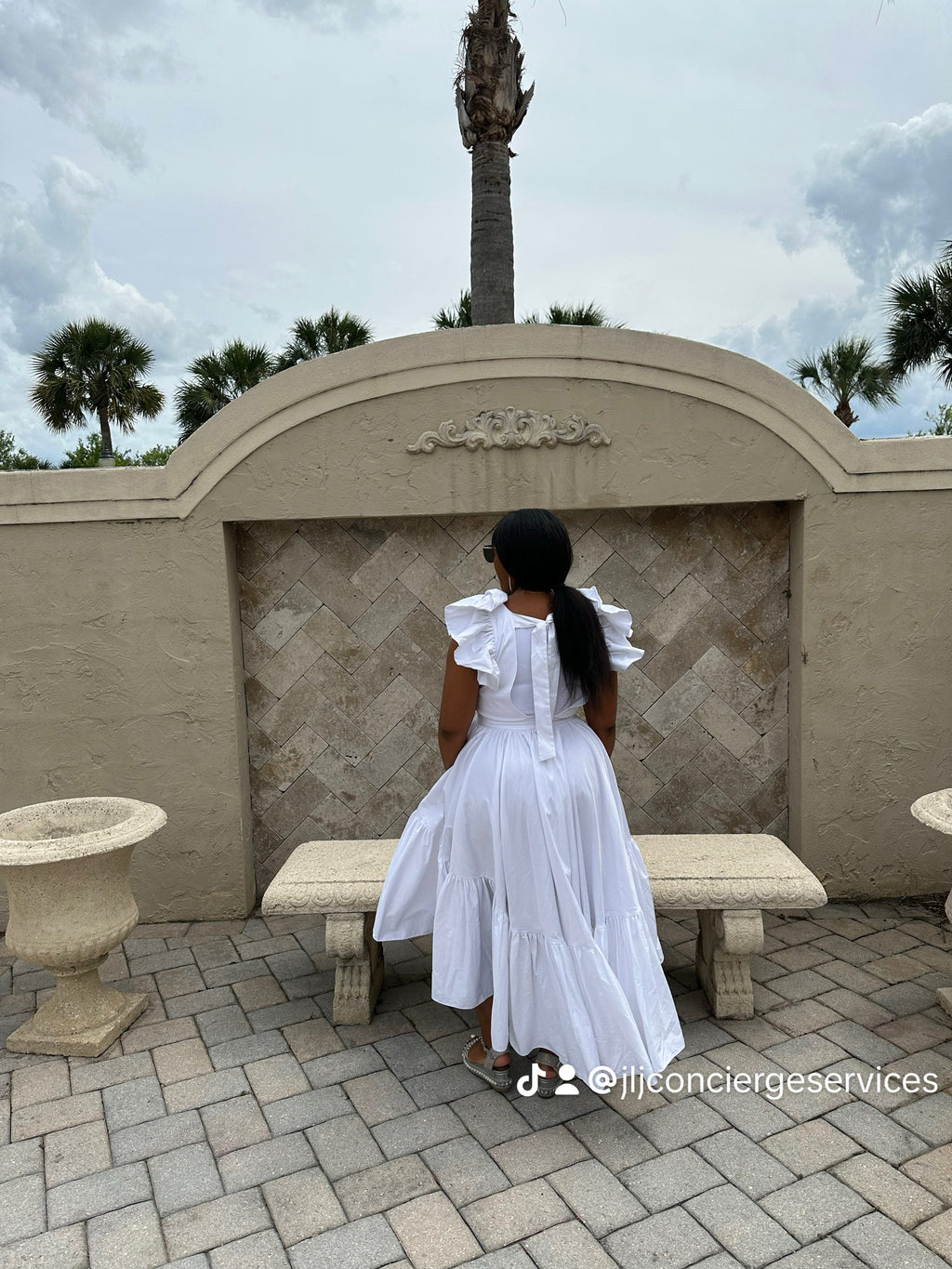 Ruffle summer dress