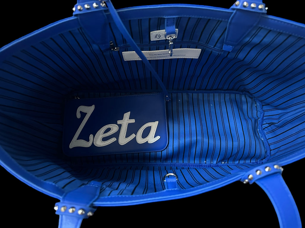 Oversized Zeta tote bag