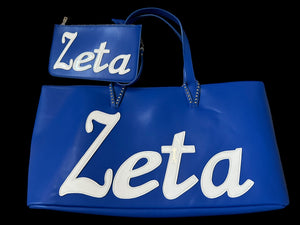 Oversized Zeta tote bag