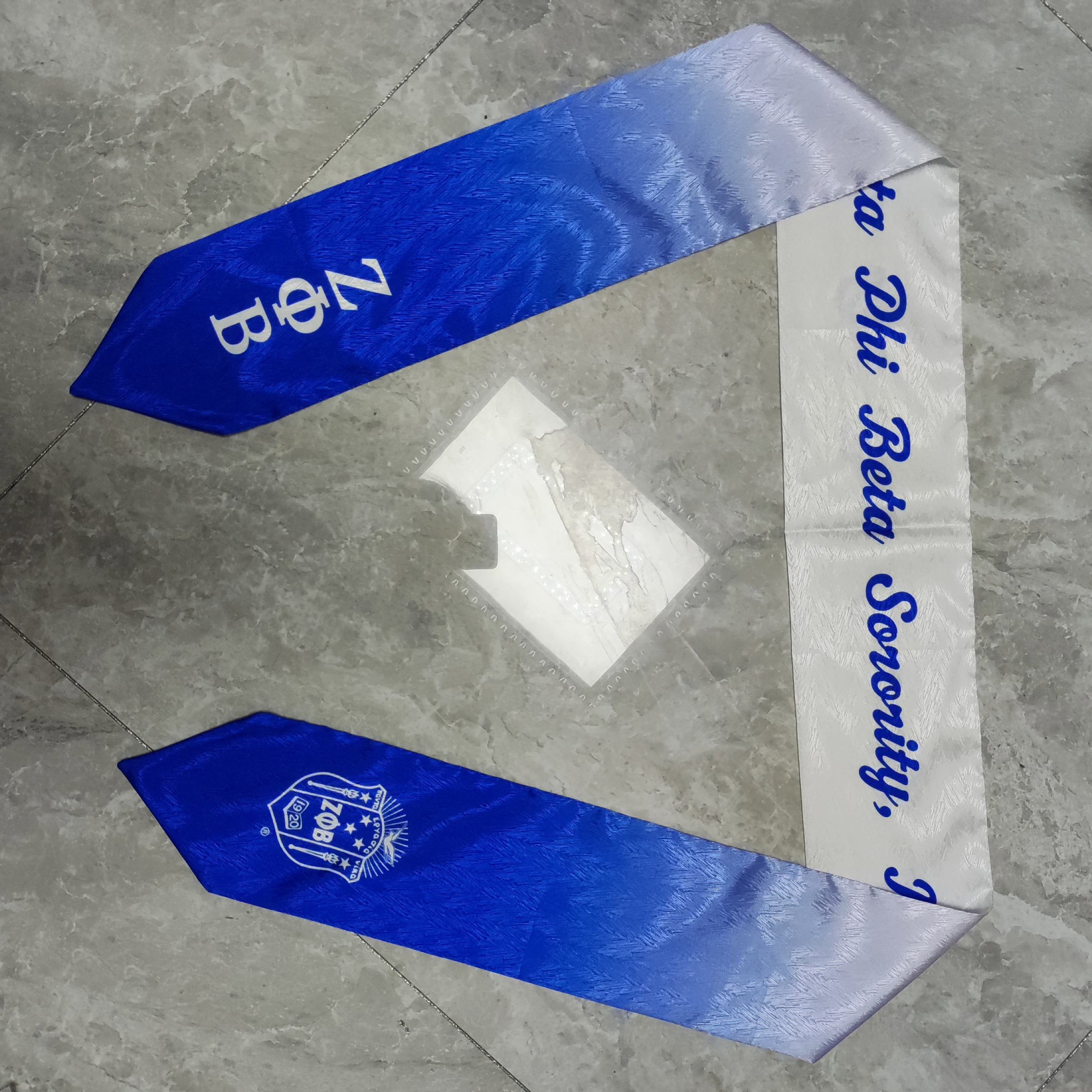 Zeta Phi Beta stole