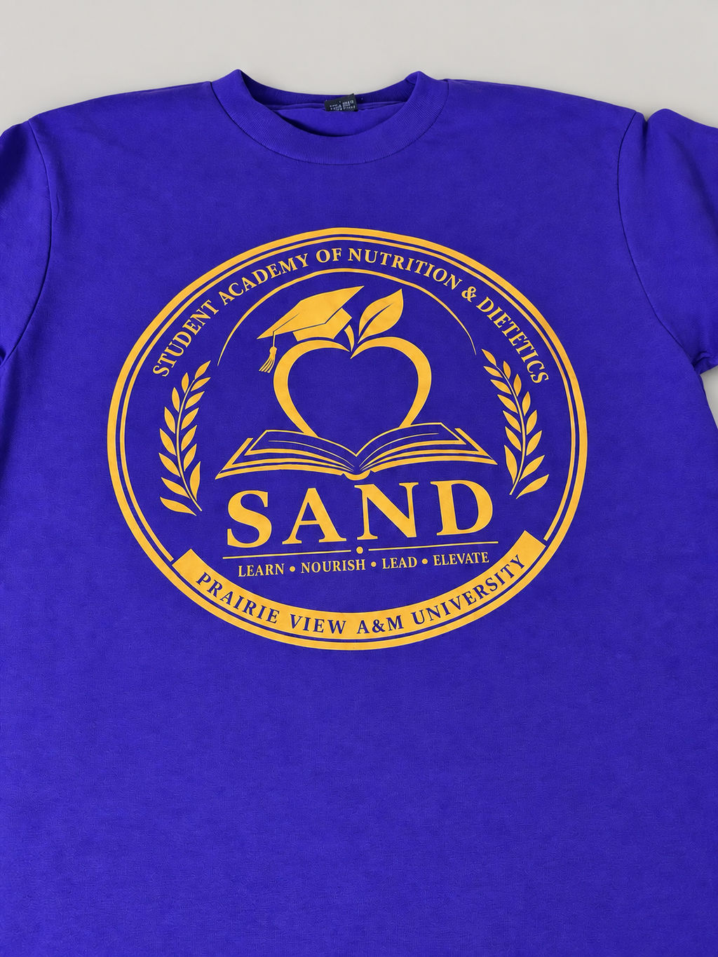 JLJ custom SAND shirt front on professional studio background