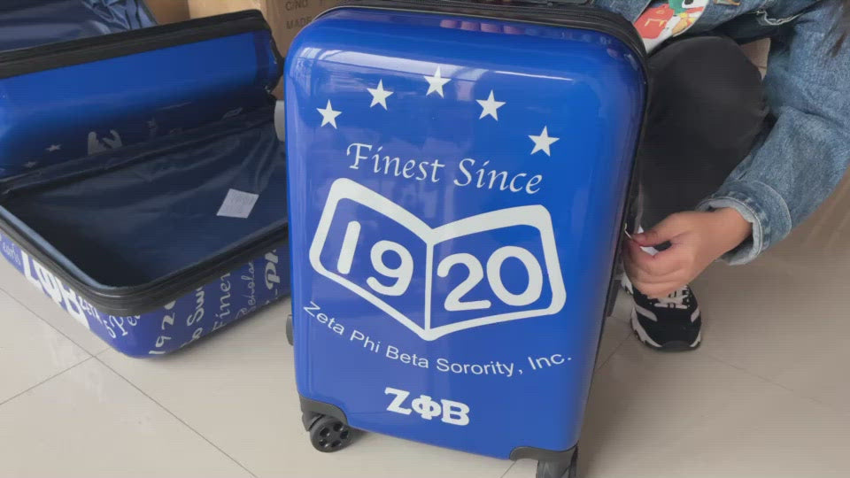 4 piece Zeta Nationally Approved Luggage set