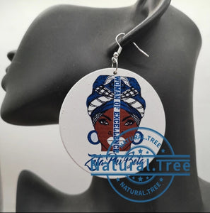 Zeta woman tribal earrings