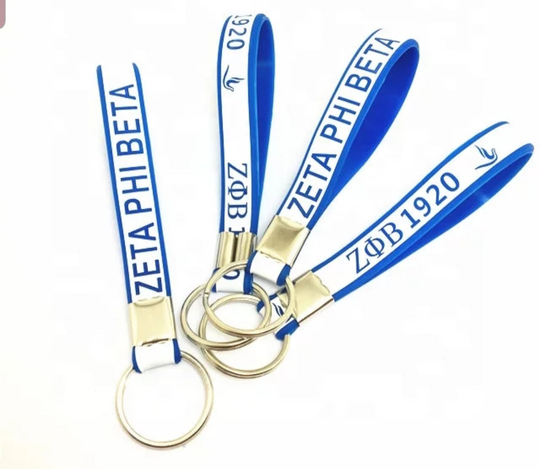 Zeta Silicone key chains