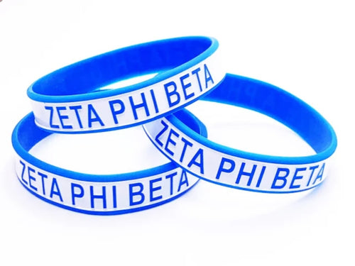 Zeta silicone bracelet